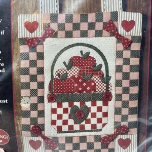 Apple A Day Quiltie By Michael Palan Mini Quilt Kit Opened Read Needle MIA